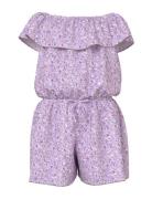 Nkfvinaya Ss Playsuit Fffff Noos Jumpsuit Purple Name It