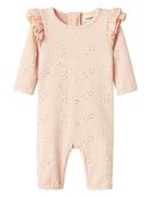 Nbffelice Ls Uv Long Swimsuit Lil Langermet Bodysuit Pink Lil'Atelier