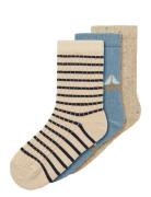 Nmmfesom 3P Sock Socks & Tights Socks Beige Name It