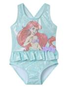 Nmfmyra Ariel Swimsuit Wdi Badedrakt Badetøy Blue Name It