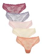 Lace String 5-Pack Stringtruse Undertøy Multi/patterned Missya