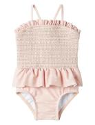 Nbffiona Swimsuit Lil Badedrakt Badetøy Pink Lil'Atelier