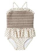 Nmffiona Swimsuit Lil Badedrakt Badetøy White Lil'Atelier