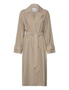 Soft Trench Coat With Belt Trench Coat Kåpe Beige Mango