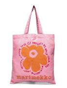 Vankka Unikko Placement Bags Totes Pink Marimekko