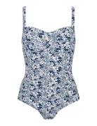 Milano Swimsuit Badedrakt Badetøy Blue Missya