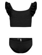 Kogwave Structure Bikini Set Acc Bikini Black Kids Only