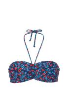 Bikinibra Padded Swimwear Bikinis Bikini Tops Bandeau Bikinitops Navy ...