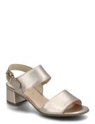 Ankle-Strap Sandal Sandal Med Hæl Gold Gabor