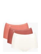 Sloggi Basic+ Maxi C3P Lingerie Panties High Waisted Panties Multi/pat...