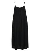 Kapauline Strap Dress Maxikjole Festkjole Black Kaffe
