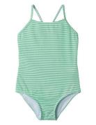 Nkfzaid Swimsuit Badedrakt Badetøy Green Name It