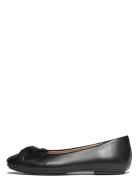 Delicato Soft-Twist Leather Ballet Flats Ballerinasko Ballerinaer Blac...
