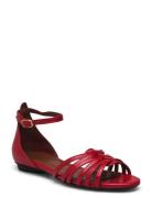 Mareike 10 Flate Sandaler Red Anonymous Copenhagen