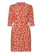 Reg Floral Print Ss Shirt Dress Kort Kjole Red GANT