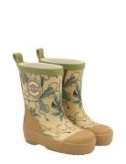 Printed Wellies Shoes Rubberboots High Rubberboots Khaki Green Mikk-li...