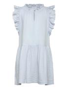 Frills Embroidered Dress Dresses & Skirts Dresses Casual Dresses Sleev...