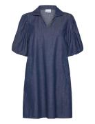 Larissa Dress Kort Kjole Navy Noella