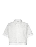 Sonja-M Tops T-shirts & Tops Short-sleeved White MbyM