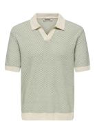 Onsadrian Life Reg 7 Ss Resort Polo Knit Tops Knitwear Short Sleeve Kn...