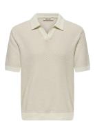Onsadrian Life Reg 7 Ss Resort Polo Knit Tops Knitwear Short Sleeve Kn...