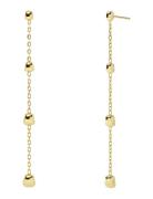 Mira Earrings Multi Gold Øredobber Smykker Gold Edblad
