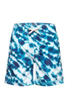 Swimshorts Long Silhouette Badeshorts Blue Lindex