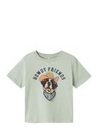 Nmmhasse Nreg Ss Top Tops T-shirts Short-sleeved Grey Name It