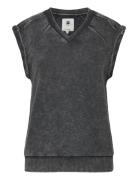 Washed S\L Sw Wmn Tops T-shirts & Tops Sleeveless Grey G-Star RAW