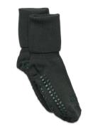 Non-Slip Socks - Bamboo Strømper Non-slip Khaki Green GoBabyGo