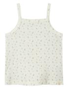 Nmfgago Kur Loose Strap Top Lil Tops T-shirts Sleeveless White Lil'Ate...