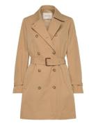 Cotton Trench Coat Trench Coat Kåpe Brown GANT