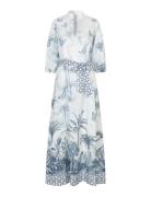 Salmadea Ns Maxikjole Festkjole Blue Dea Kudibal