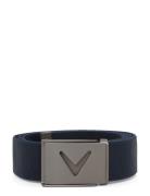 Mens V-Logo Web Belt Accessories Belts Classic Belts Black Callaway