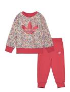 Crew Set Sport Tracksuits Red Adidas Originals