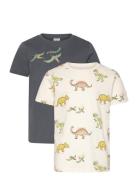 Top Ss 2 Pack Dino Sets Sets With Short-sleeved T-shirt Multi/patterne...