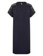 Sc-Banu Dresses T-shirt Dresses Navy Soyaconcept