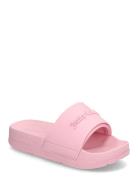 Breanna Stacked Slide Sandaler Badetøfler Slip-in Pink Juicy Couture