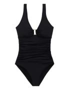 Lrl Beach Club Solid Ring Ots U/W S Badedrakt Badetøy Black Lauren Ral...