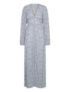 Lilith Maxi Dress Maxikjole Festkjole Blue Noella