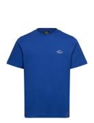 Cotton Jersey Frode Emb Logo Tee Tops T-shirts Short-sleeved Blue Mads...