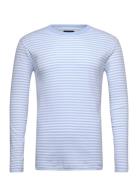 Duo Rib Tobias Tee Ls Tops T-shirts Long-sleeved Blue Mads Nørgaard