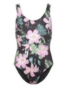 Shadow Floral Piece Badedrakt Badetøy Pink Roxy
