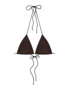 The Selene Top Swimwear Bikinis Bikini Tops Triangle Bikinitops Brown ...
