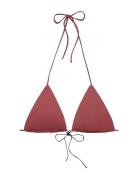 The Pallas Top Swimwear Bikinis Bikini Tops Triangle Bikinitops Red AY...