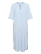 Kasara Kaftan Dress Maxikjole Festkjole Blue Kaffe