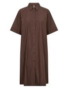 Sc-Netti Maxikjole Festkjole Brown Soyaconcept