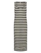 Sc-Rosenna Maxikjole Festkjole Black Soyaconcept