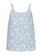 Nkfvinaya Strap Top Tops T-shirts Sleeveless Blue Name It