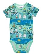 Stranddag Body Bodies Short-sleeved Blue MUMIN